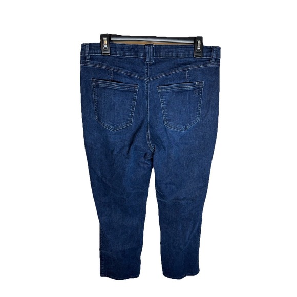 KUHL Kontour Flex‎ Mid-High Rise Straight Denim Jeans 14 Regular Style#6385 - Picture 2 of 13